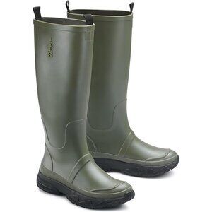 NWB Women's Size 7 BASS OUTDOOR Breathable Field Rainboot Deep Lnch Green